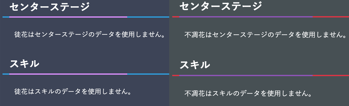 センター・スキルスクリーンショット